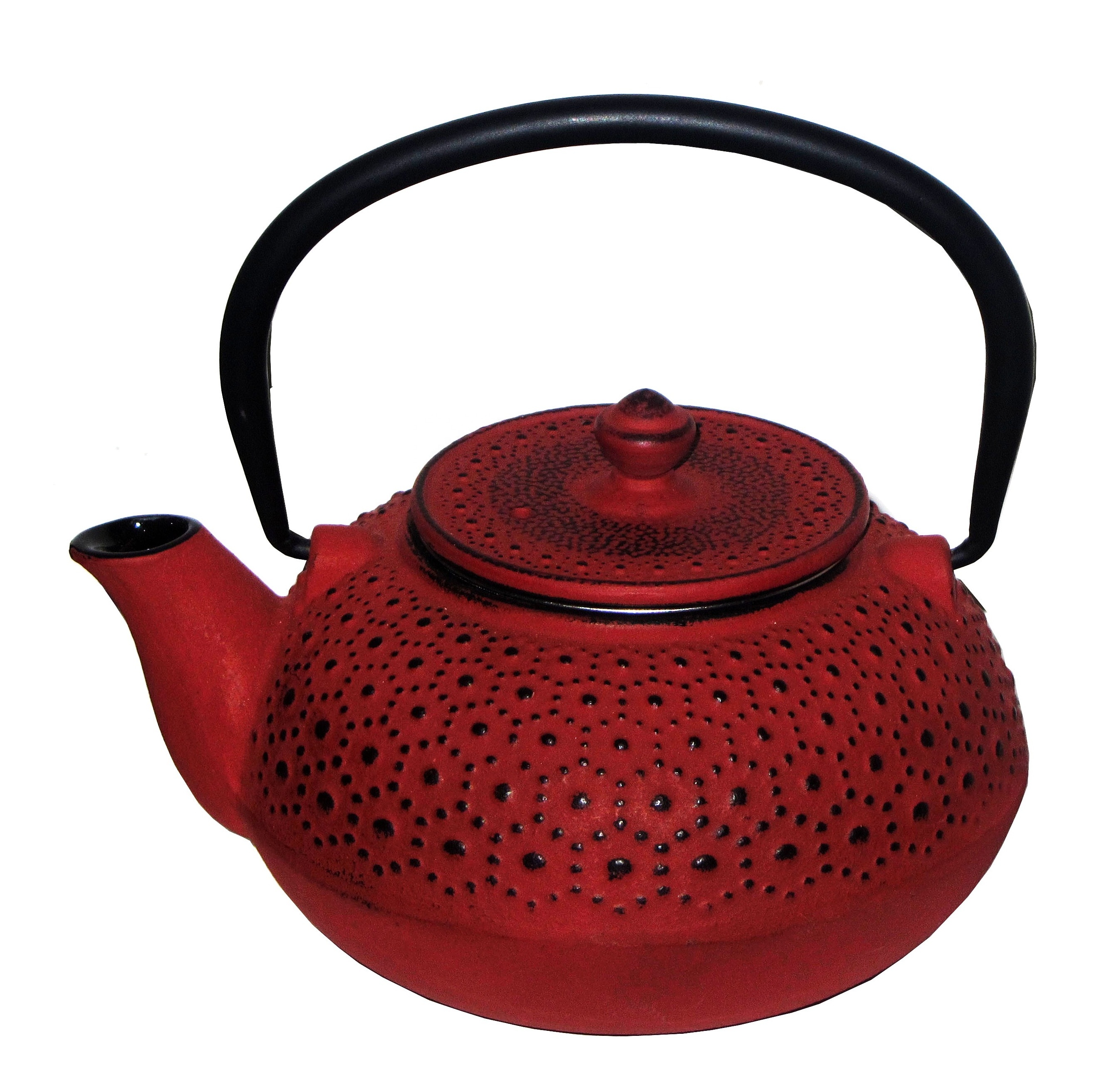 factory sale tea kettle high quality cast iron teapot with stainless steel infuser