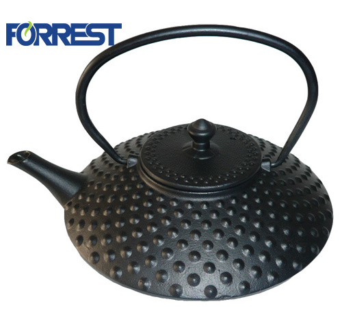 wholesale Colored cast iron tetsubin teapot blue hobnail japanese cast iron tea kettle