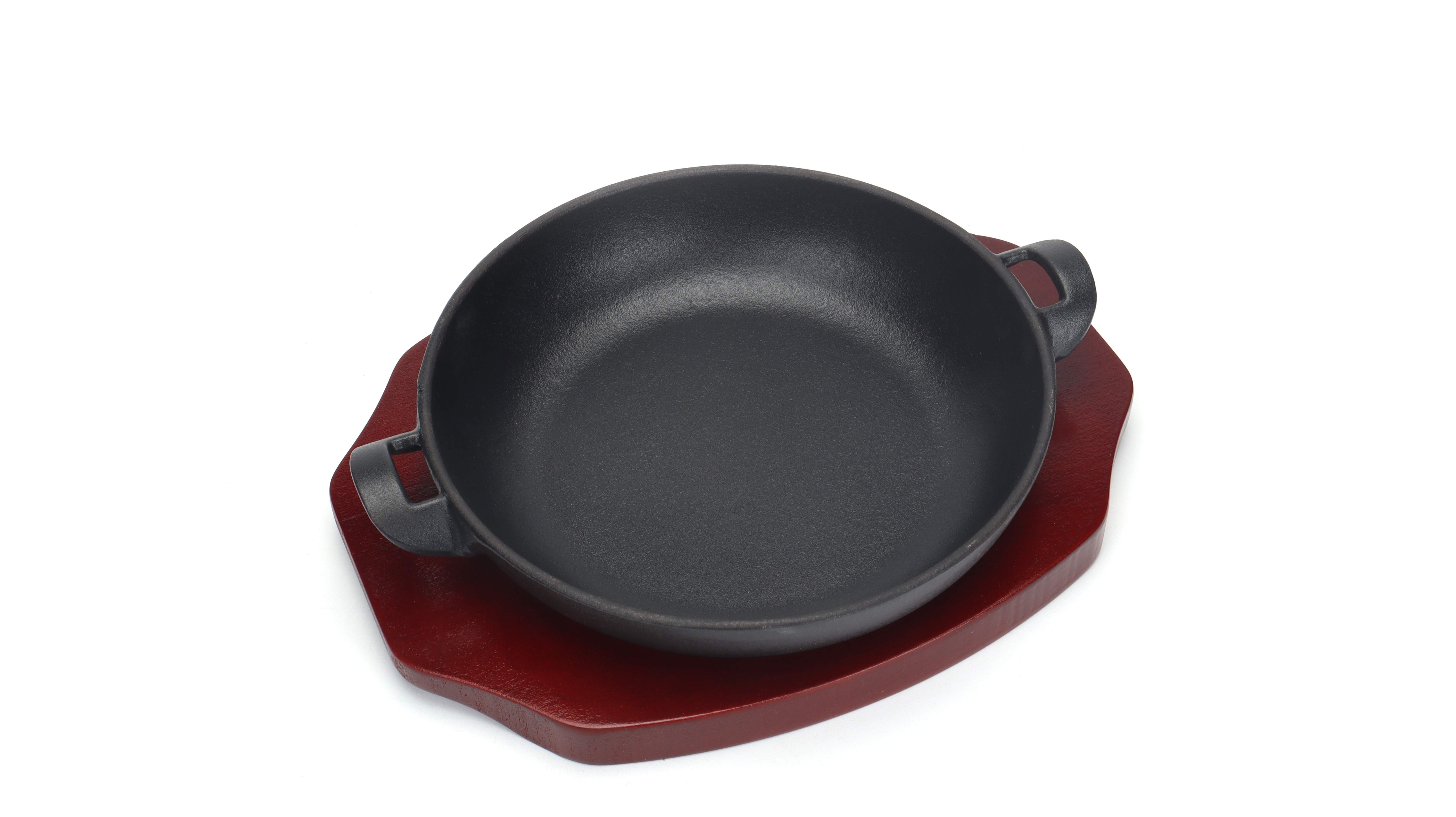 Wholesale Cast Iron Mini Skillets Black vegetable oil finished camping tableware  Cast Iron fry pan  for Kitchen cookware