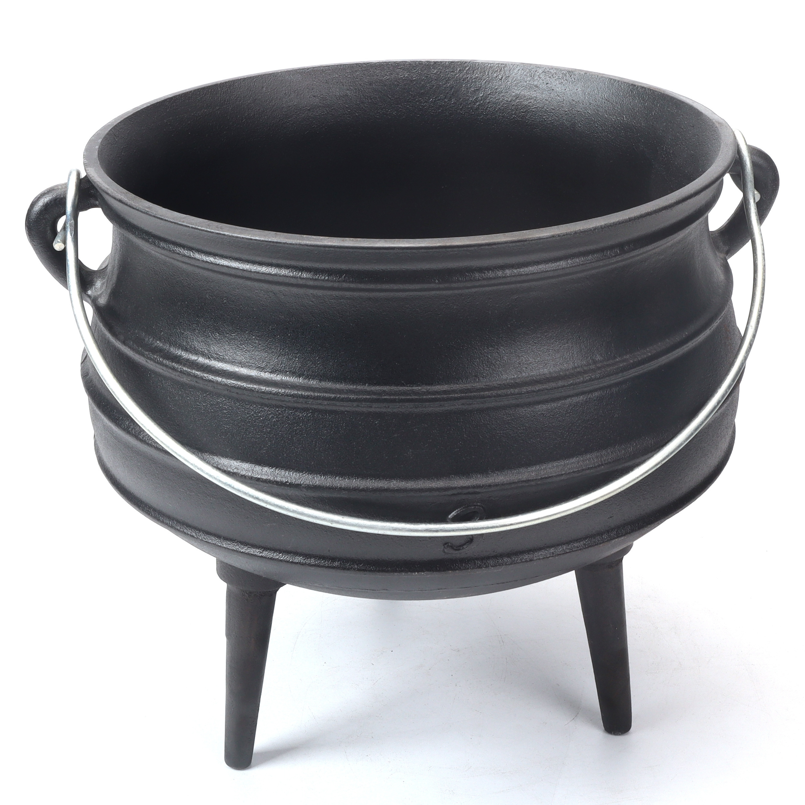 Cast Iron Outdoor Cookware Africa Custom Big Large Cauldron Cooking 8 Liters Potjie Pot and Pan Set