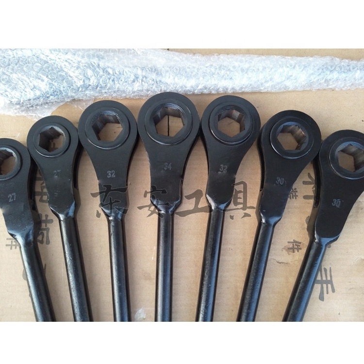 Heavy Duty Spanner Ratchet Square or Hexongal wrench ,24-100mm Carbon steel made in China