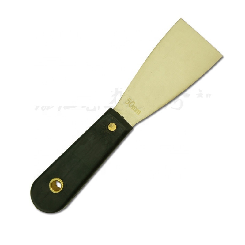 Brass Scraper Non sparking putty knife brass scraper clipped plastic handle 50*200mm