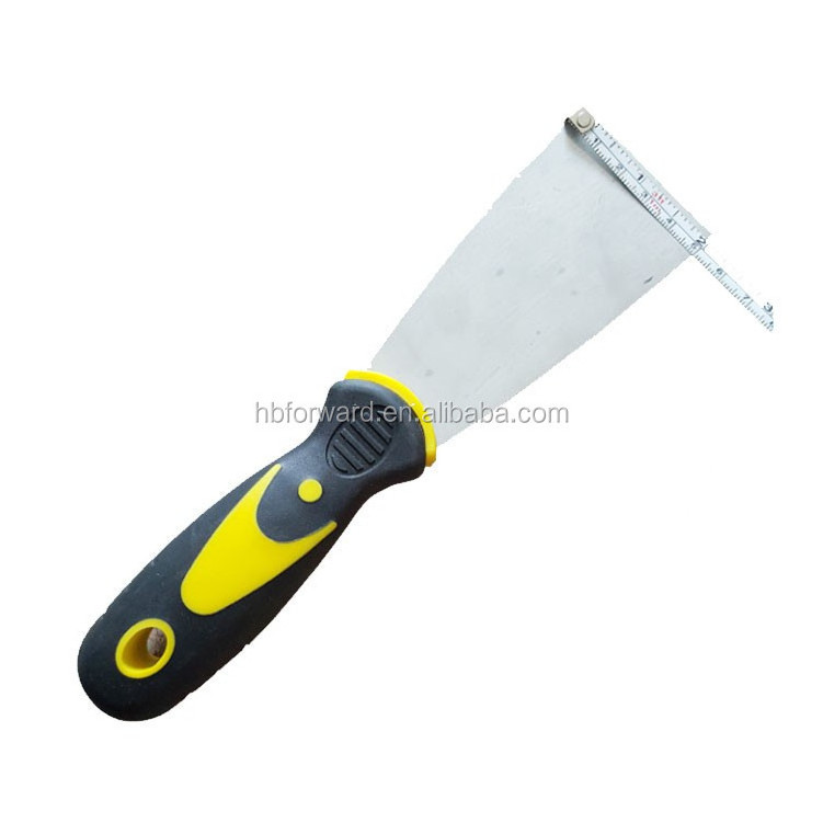 Putty Knife Stainless steel 304# with Plastic Handle ,size 25-100mm 4inch Construction tool Metal Utility Sharp Spatula