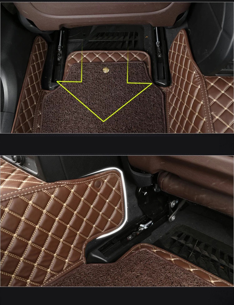 CTWH New And Original Ceramic Super Capacitors Golden Unique Decorative Auto Mat Waterproof 7d Car Floor Mats