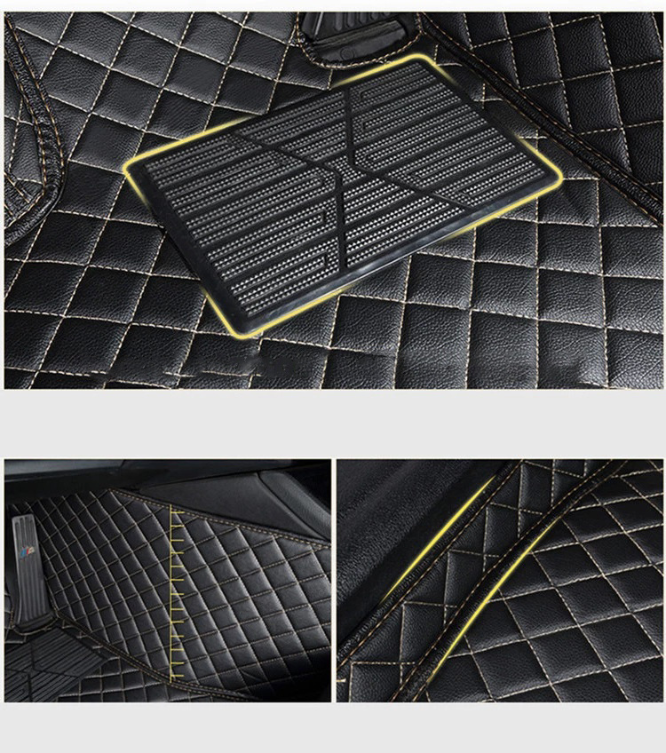 CTWH New And Original Ceramic Super Capacitors Golden Unique Decorative Auto Mat Waterproof 7d Car Floor Mats