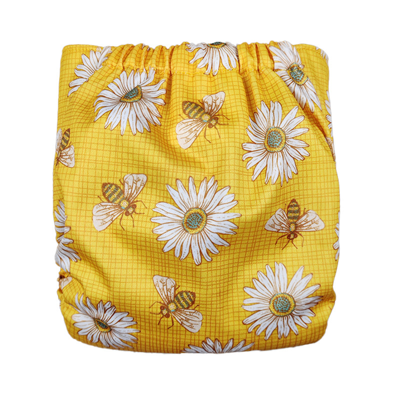 Hot Sale Washable Cloth Diapers Waterproof Pants Custom Print AWJ Nappy Reusable Cloth Diaper For Baby