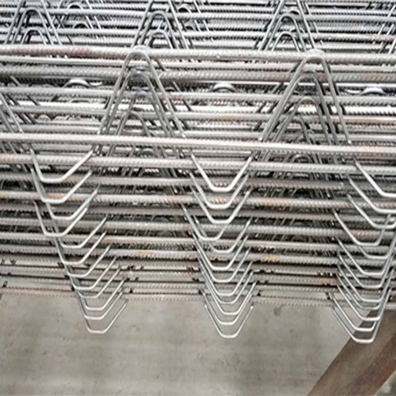 Construction Flat Roof Rebar Truss  Multistory Metal Building Large Span Steel Rebar Truss Girder Bar Truss