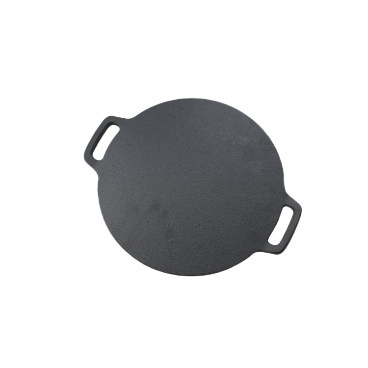 Wholesale Manufacturer Nonstick Pre-seasoned Frying Pizza Griddle Grill Cast Iron Pan Camping Outdoor Cookware