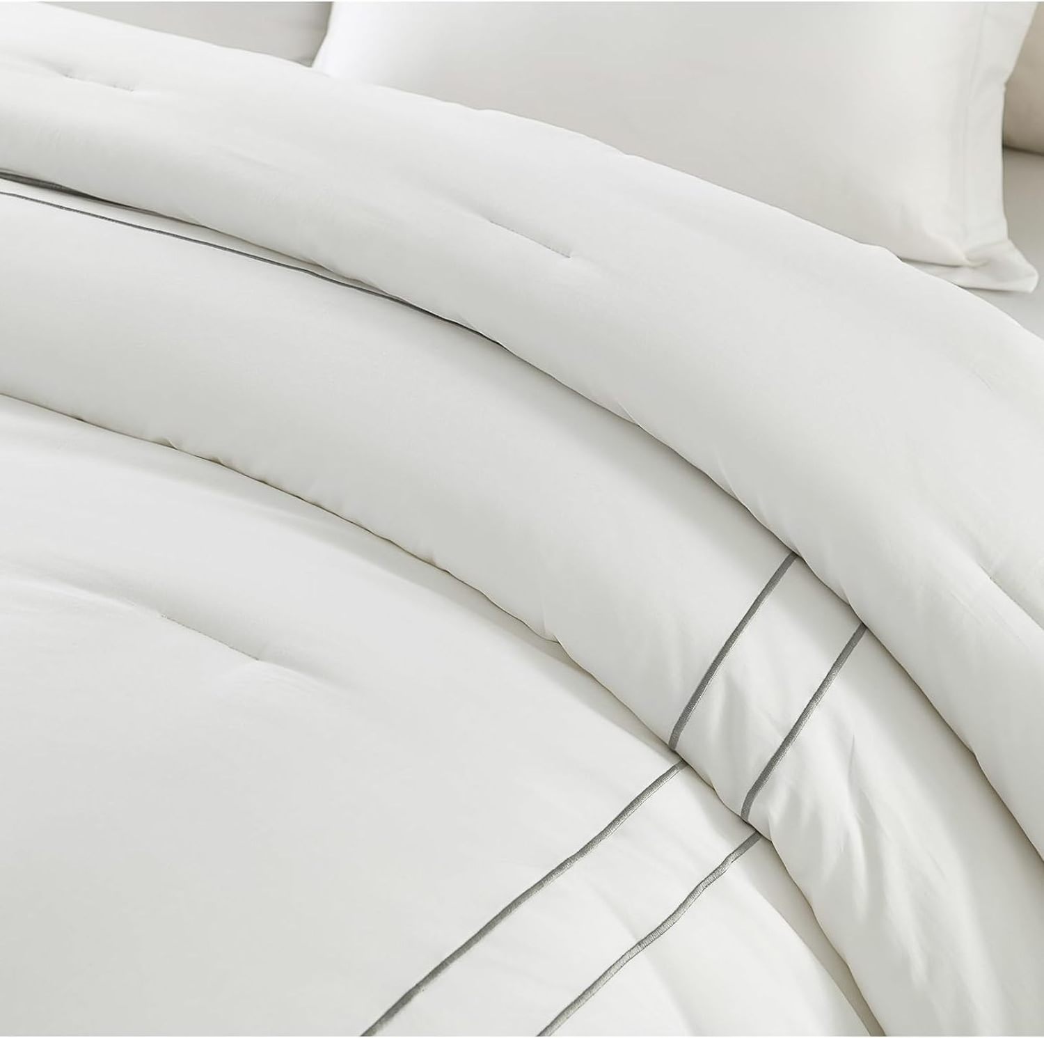 Hotel linen four-piece set 60 cotton pillowcases white satin fabric homestays bedding set luxury comforter bedding set