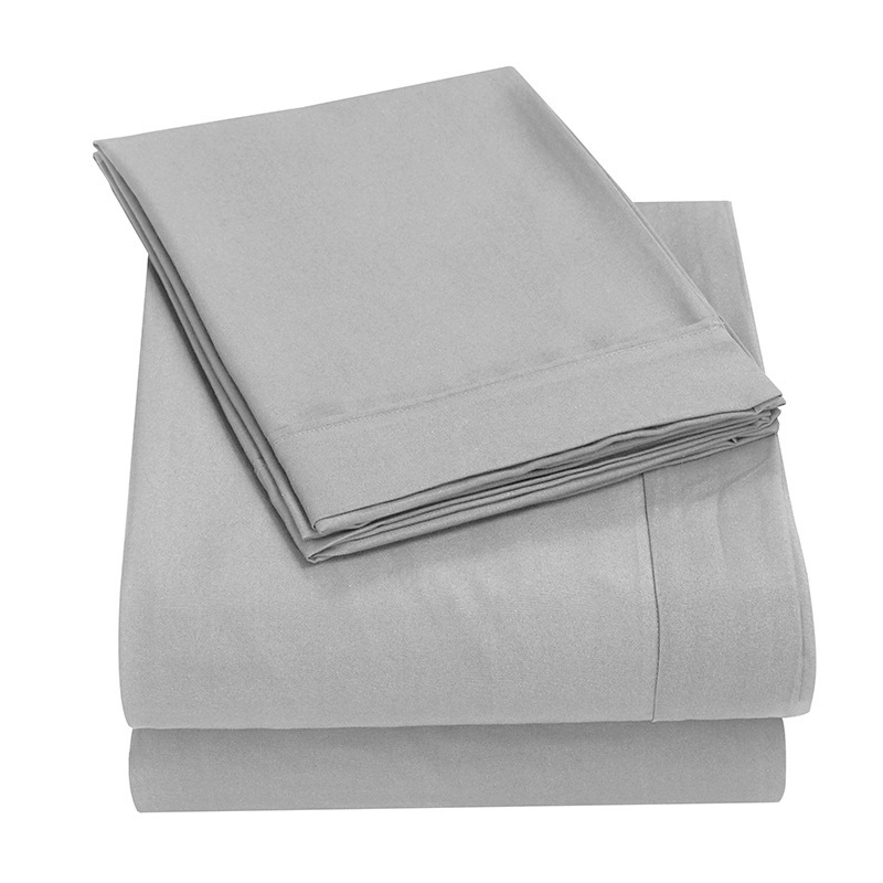 Wholesale Soft Double Bed sheet Hotel Bedding 1800 Series Premium Egyptian Polyester Sheets Bedsheet Set