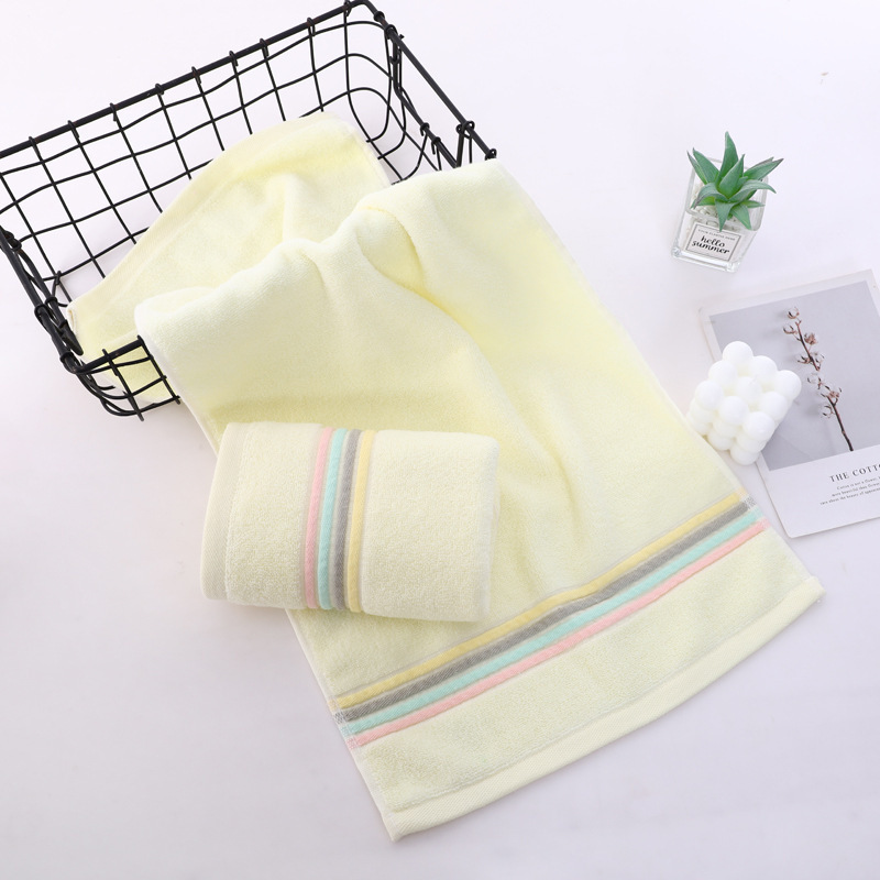 Custom Logo Thick Face bath Towel Wholesale Cotton Soft Bathroom Towel