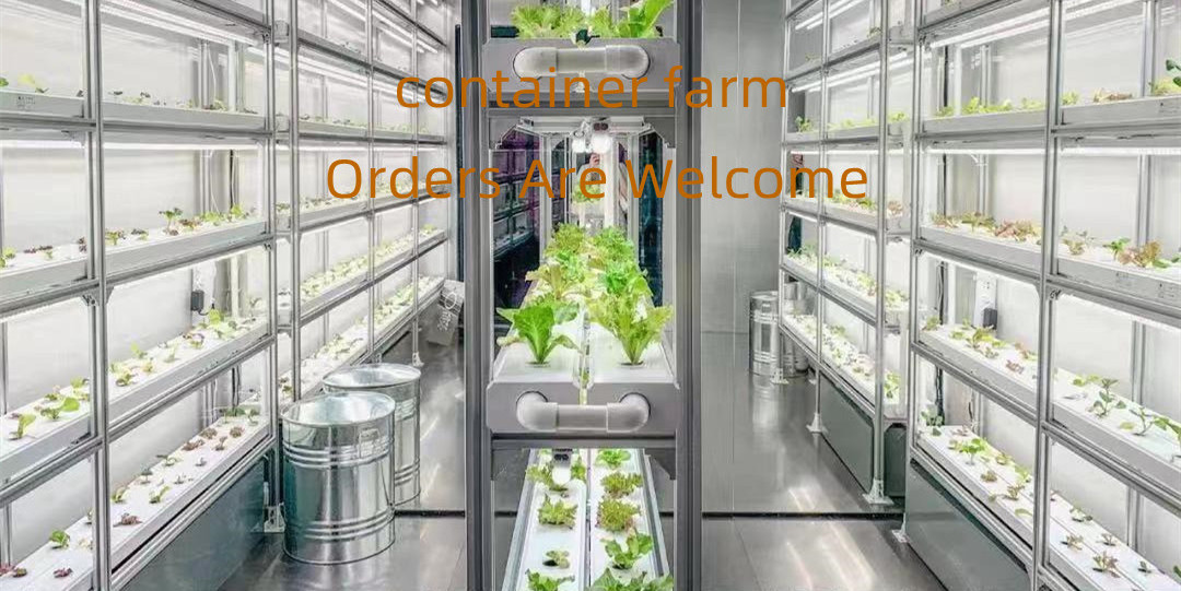 Shipping container farm container greenhouse vertical farming hydroponic growing system smart farm