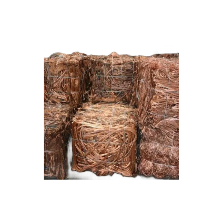 Factory High Quality T2 0.5~1.5mm Millbery Copper Wire Scrap Cooper Ingot Scrap