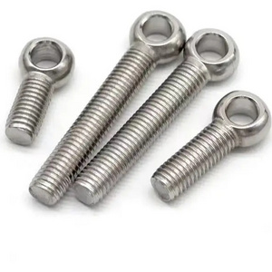 SWING BOLT GRADE 4.8 6.8 8.8 10.9 12.9 HIGH STRENGTH 304 STAINLESS STEEL DOG BOLT 201 EYELET BOLT DIN444