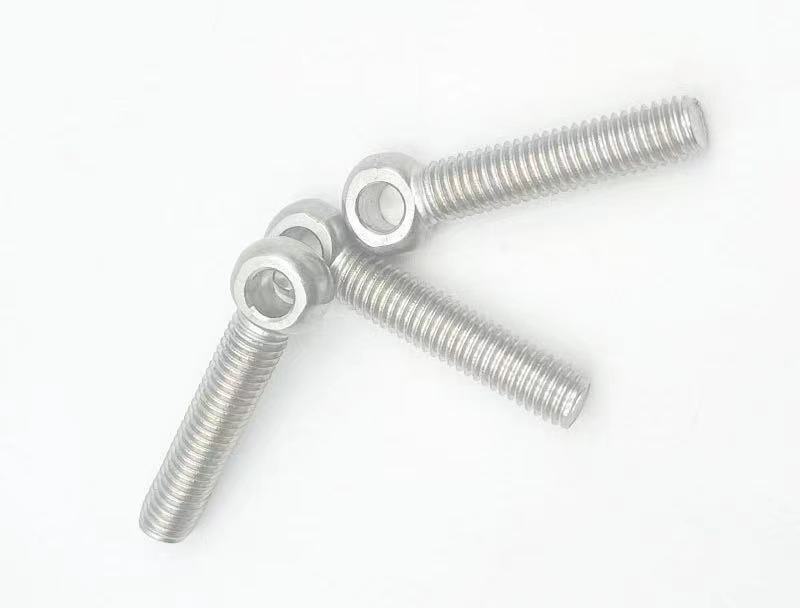 SWING BOLT GRADE 4.8 6.8 8.8 10.9 12.9 HIGH STRENGTH 304 STAINLESS STEEL DOG BOLT 201 EYELET BOLT DIN444