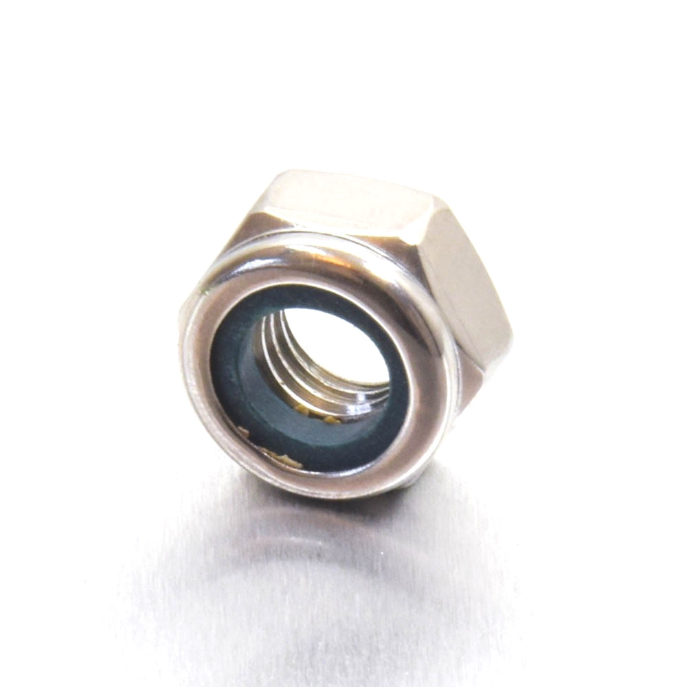 China Whole Sale Carbon Steel Hex Nylon Insert Lock Nuts DIN985 Nylon Locking Nut Hex Self Lock Nut