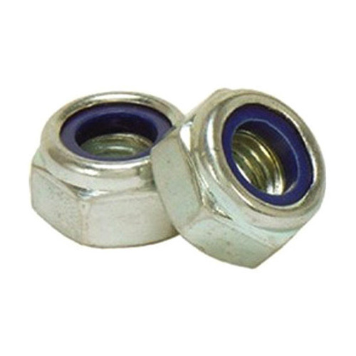 China Whole Sale Carbon Steel Hex Nylon Insert Lock Nuts DIN985 Nylon Locking Nut Hex Self Lock Nut