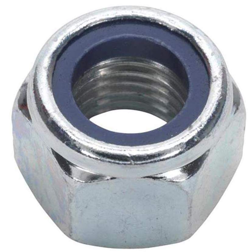 China Whole Sale Carbon Steel Hex Nylon Insert Lock Nuts DIN985 Nylon Locking Nut Hex Self Lock Nut