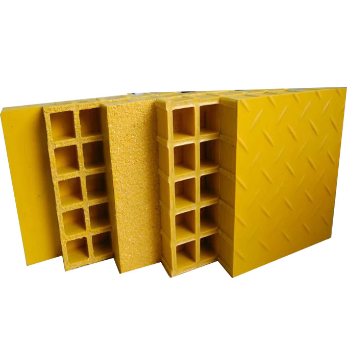 Fire Resistant Plastic Fibergrate Molded Grating For Operating Platform