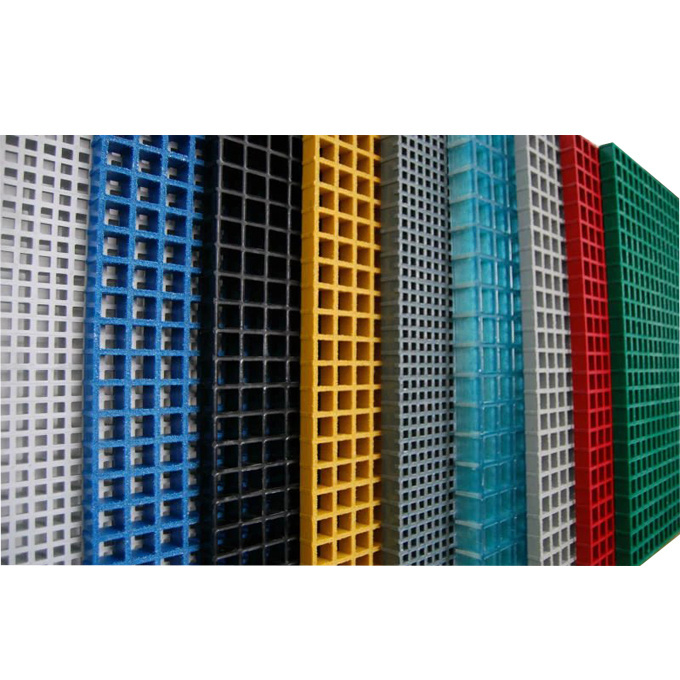 Fire Resistant Plastic Fibergrate Molded Grating For Operating Platform