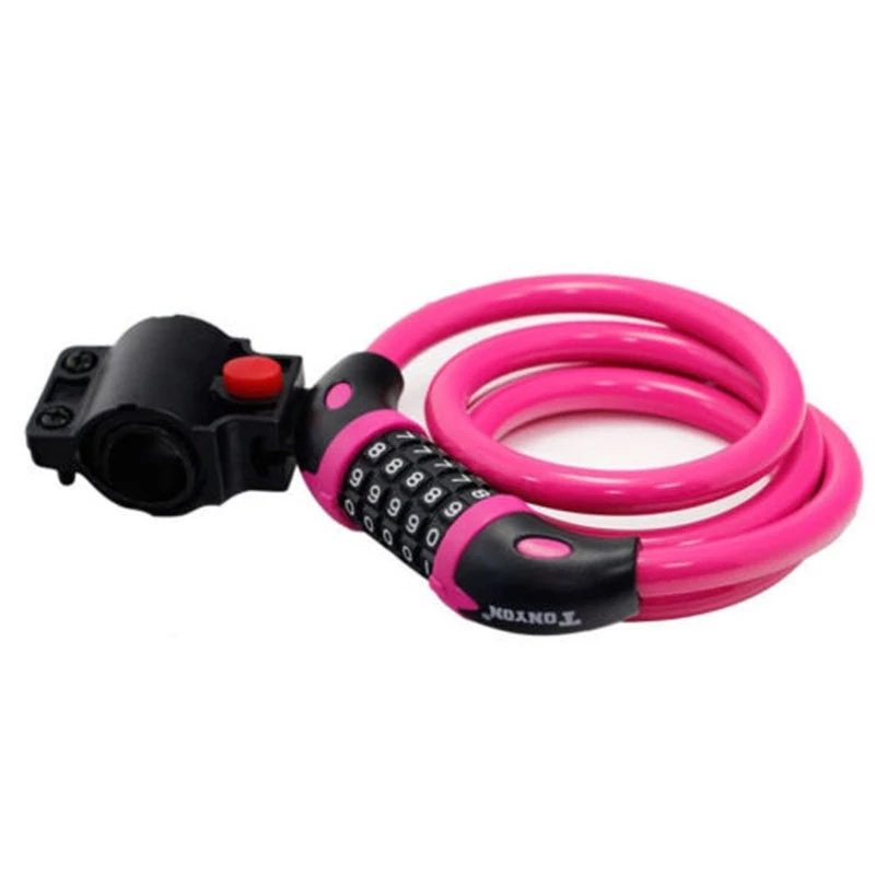 direct sale high quality bike cable lock bicycle 5 digit combination hot sell bike lock