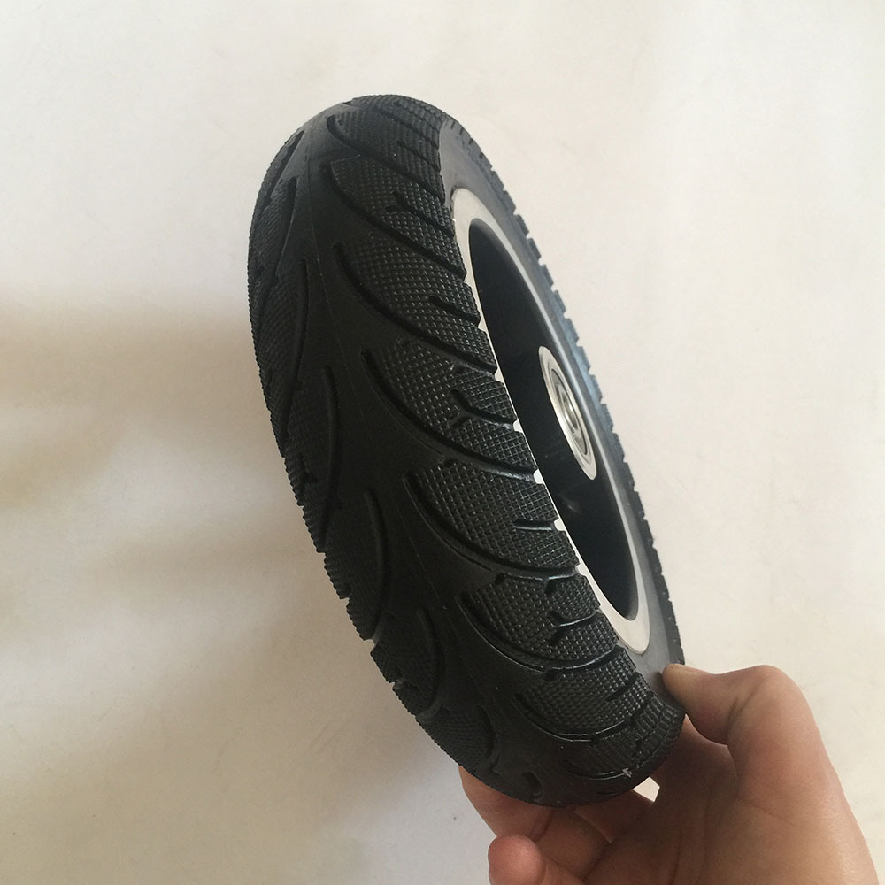 High quality wholesale 200x50 rubber tire wheels 8 inch solid tire rim electric scooter tires