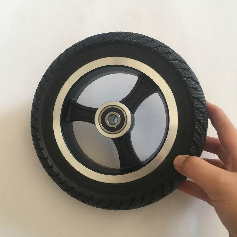 High quality wholesale 200x50 rubber tire wheels 8 inch solid tire rim electric scooter tires