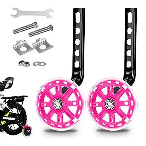 Bike Training Wheel Heavy Duty Rear with Stabilizer mounting Kit suitable for kids 12 14 16 18 20 inch bikes