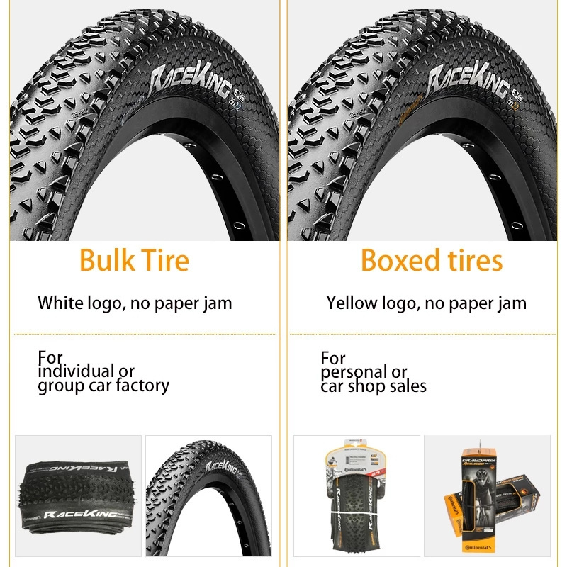 Continental MTB Race King Tire 26/27.5/29 Inch 2.0/2.2 Rim 180TPI Anti-Puncture Bicycle Folding Tire Rubber Inner Tubes Tubeless