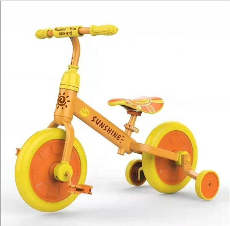 Hot selling  4 in 1 Multifunction  kids mini tricycle balance bike toy bike for baby children