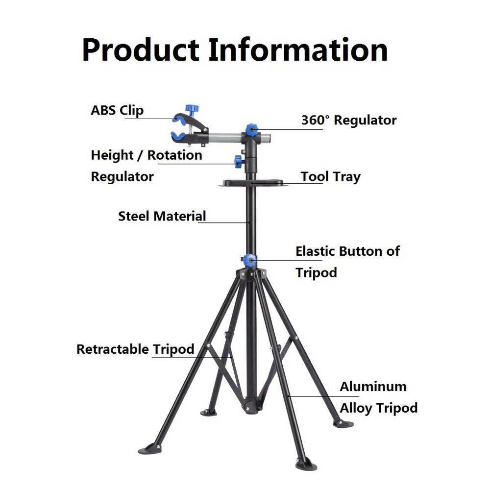 Adjustable Bike Repair Stand Parking Racks Bicycle Repair Tools Aluminum Alloy Bike Display Stand