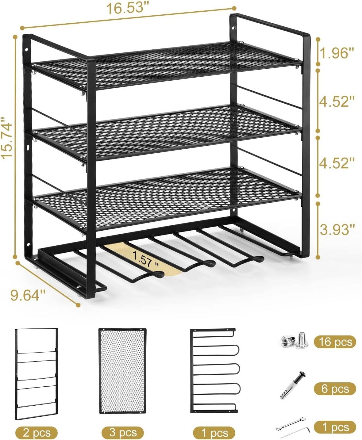 Drill Holder Wall Mount Heavy Duty Garage Tool Organizer Suitable Tool Rack for  Workshop Rack Power Tool Organizer,