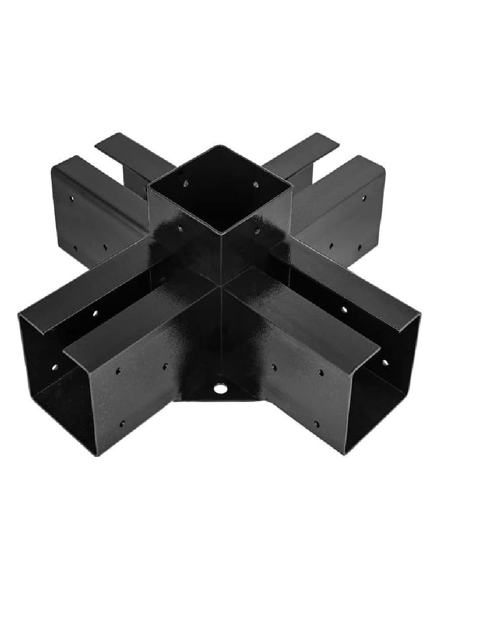 high quality Steel 5-Way Corner Bracket with 1 Flange Anchors Base Pergola Hardware Kits