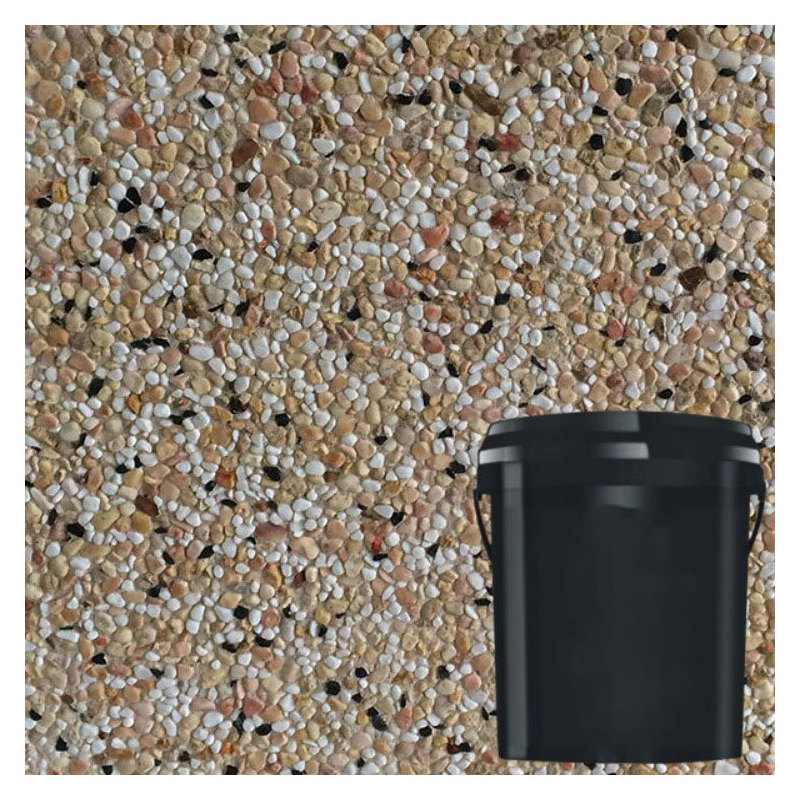 High Permeable Clear Epoxy Resin Bound For Outdoor Gravel Driveway Epoxy Aggregate Paving Stones Floor Coating Resin 20kg Kits