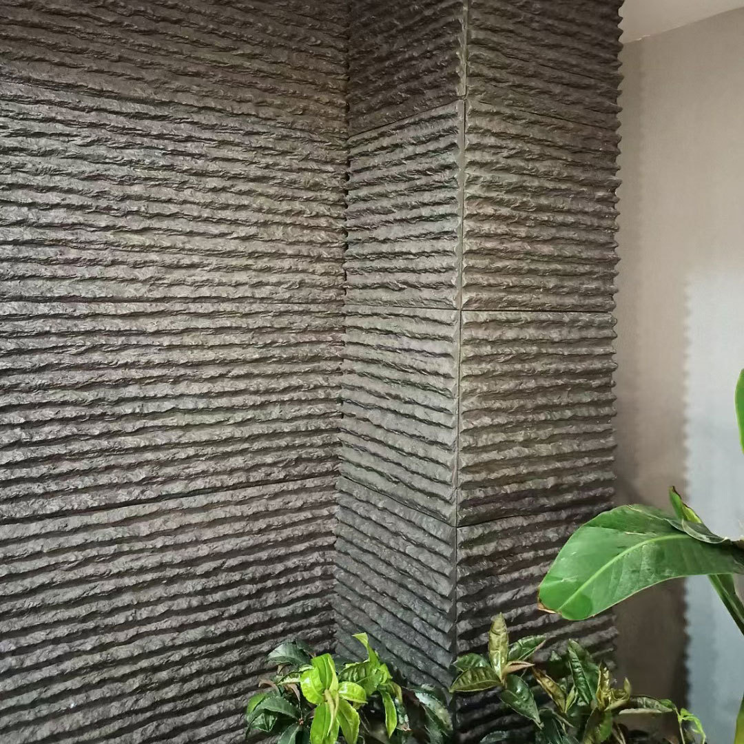 2024 The Hottest Decoration Material Pu Artificial Culture Stone Interior And Exterior Pu Faux Stone One Panel One Wall