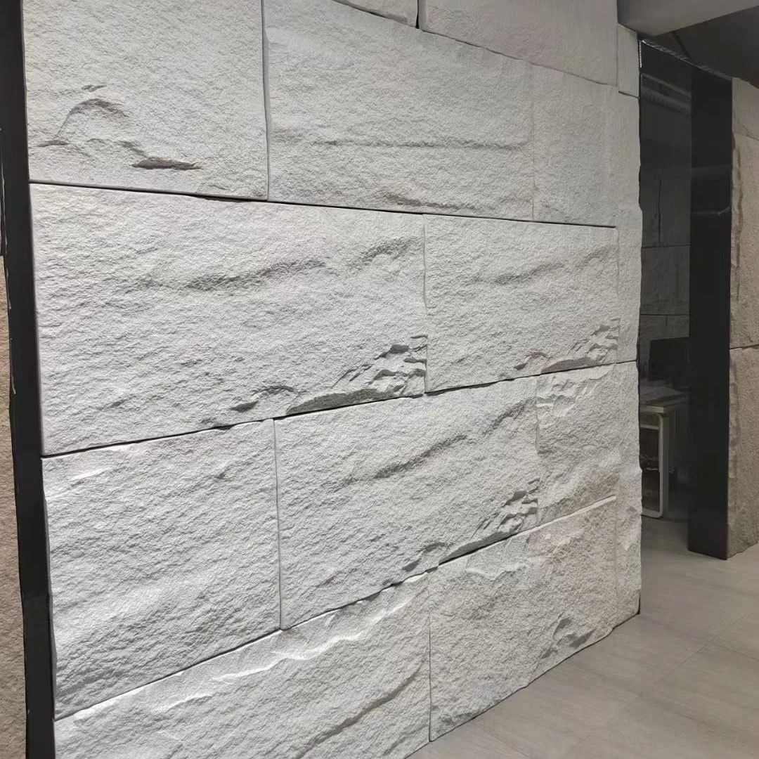 Pu Stone Artificial Rock 2024 New Material Lightweight Environmental Pu Faux Wall Panels Stone Culture Stone