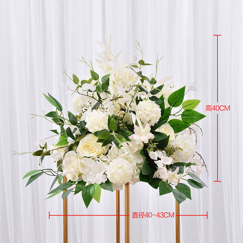 GM  Artificial Flowers for Decoration Fake rose Flower Balls for Wedding Centerpieces Tables Flower Centerpiece Arrangement