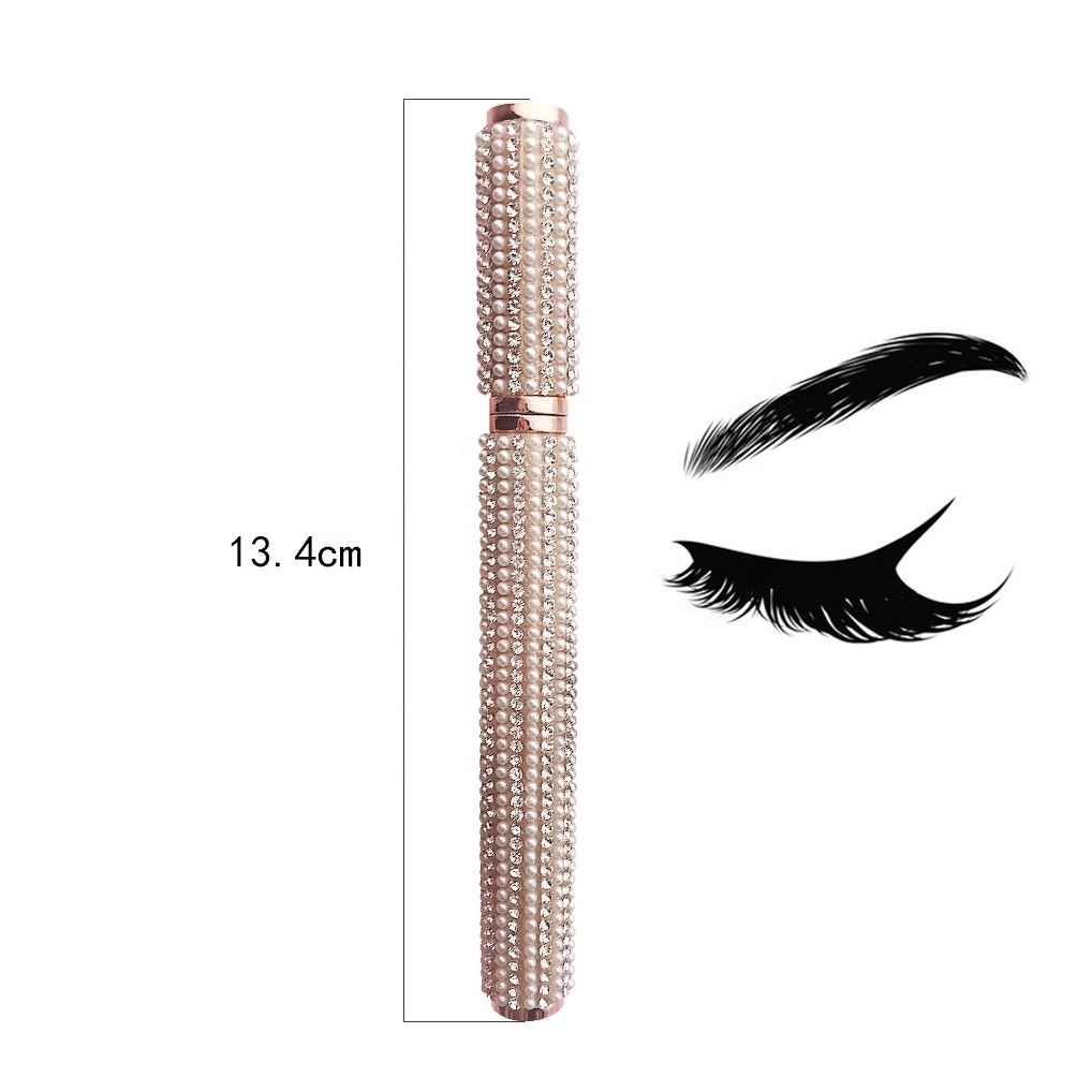 The best selling cosmetics diamond pen waterproof eyeliner glue pen adhesive eye liner with own logo