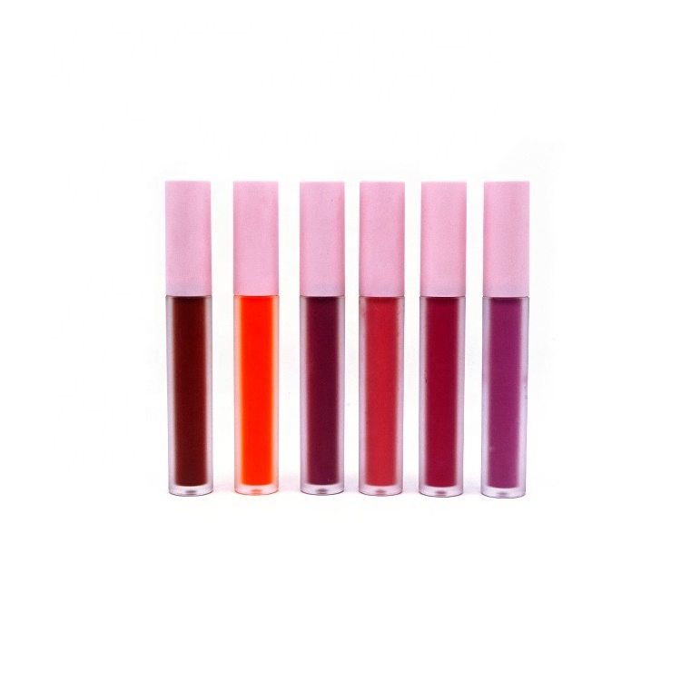 Lipstick Cosmetic Type and Plastic Material make your own Lip Gloss nude no sticky vegan lip gloss vendor