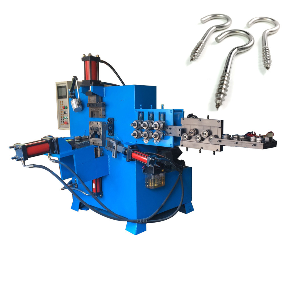 GST automatic steel screw eye hook making machine/forming machine