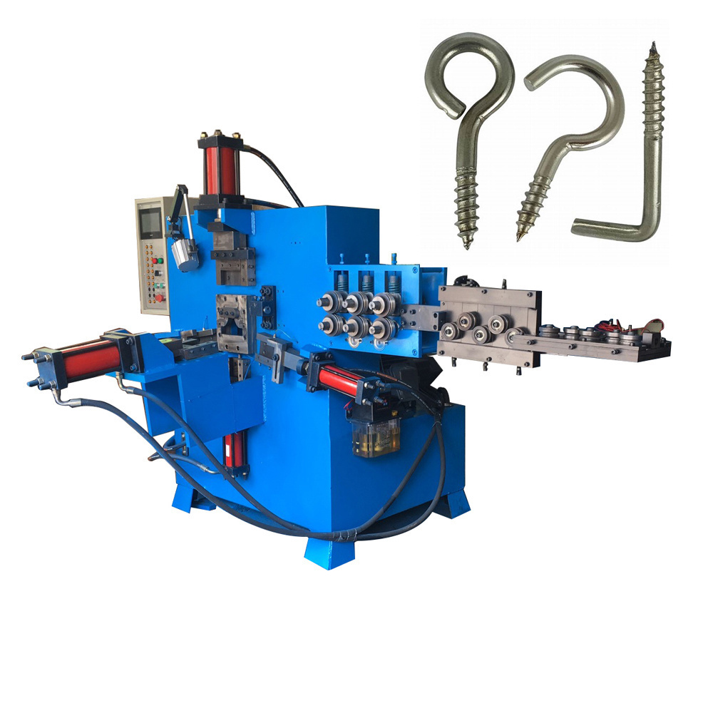 GST automatic steel screw eye hook making machine/forming machine