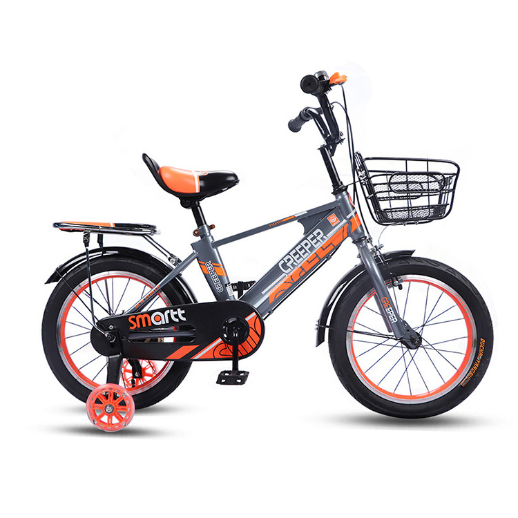 Kids Bike Bicycle Customized Children Bicycle Mountain Bike 12 Inch Colored  Steel Bead Training Frame Logo Wheels