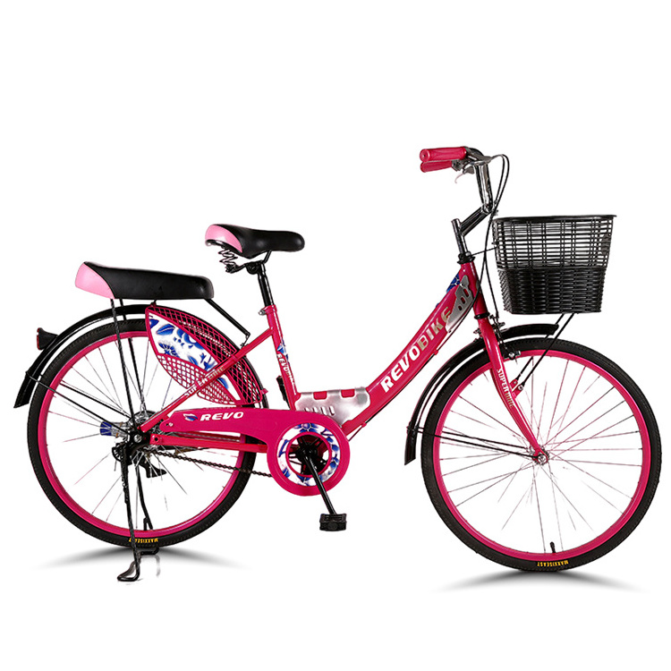 2023 new model biscle bicycle 24inch high carbon steel city bike for adult light weight bicycle city bike for women