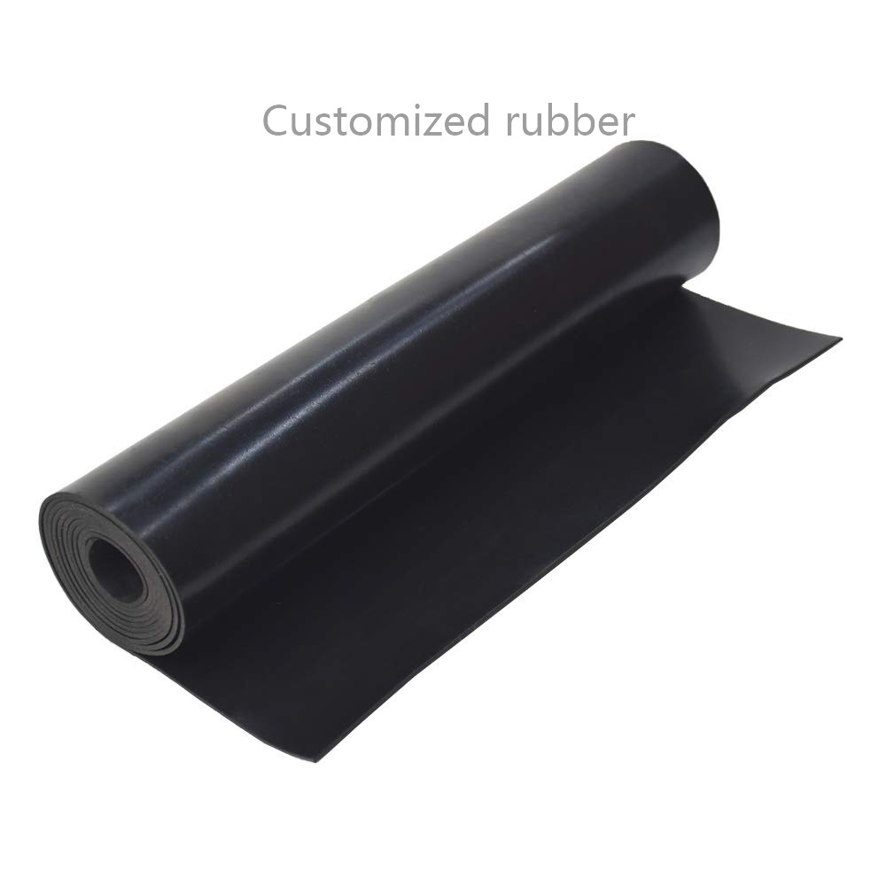 Neoprene/epdm Rubber Sheet Rolls Solid Rubber Strips Use for Gaskets DIY Material, Supports,Leveling,Sealing,Protection,Abrasion