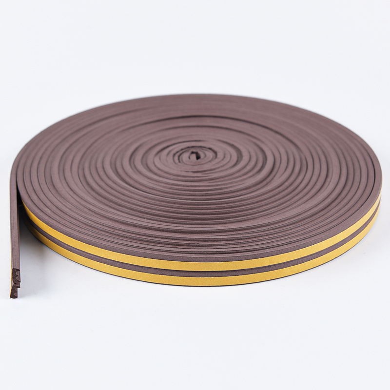 8 ft self-adhesive E D I shape P type door and window weather stripping glass rubber seals foam sound proof sealing gasket