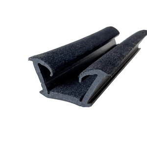 Flexible Flocked Rubber Glass Run Channel for Universal for Buses and RV Windows