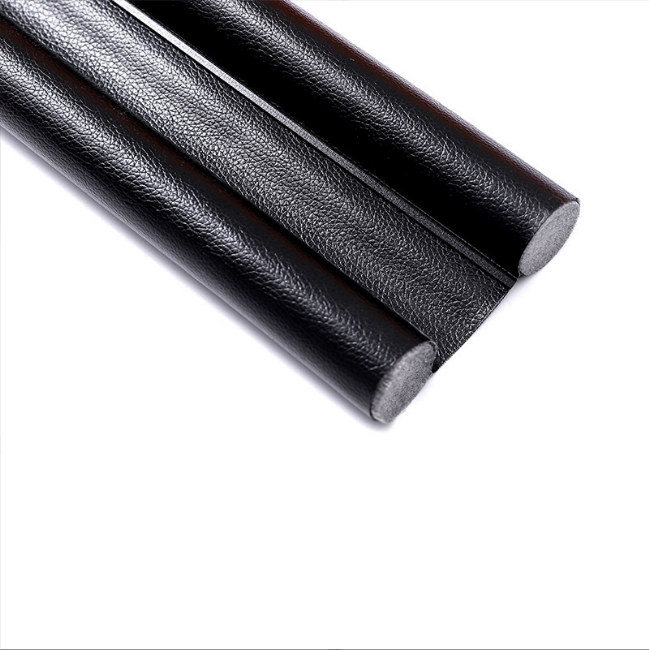 twin leather under door sealer Flexible Two Sided draft stopper foam door bottom sealing water dust proof weatherstrip guard