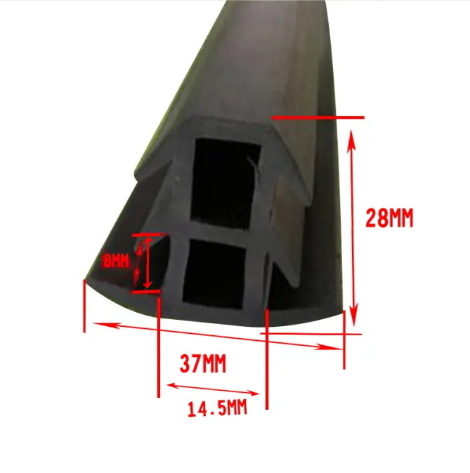 EPDM rubber gasket for solar panels waterproof seal strip solar pv panel t shape rubber gasket seal 10mm/20mm/30mm