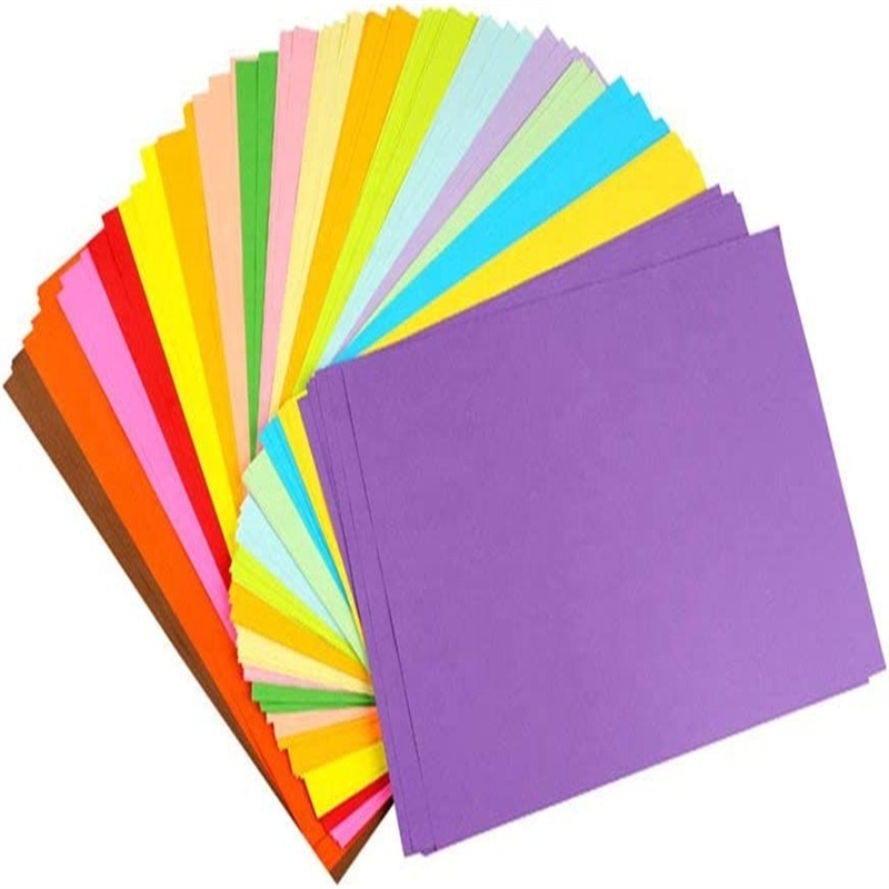 Guangtu recyclable 120gsm 160gsm 180gsm 230gsm 300gsm color cardstock paper glossy thick a4 cardstock paper