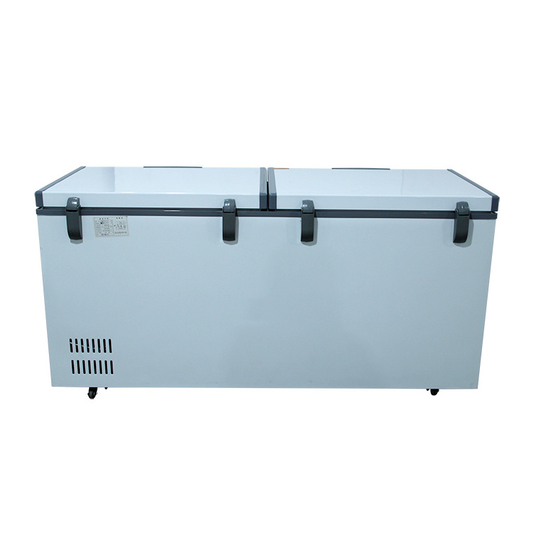 600L Factory Direct Horizontal Freezer Commercial Supermarket Chest Freezer